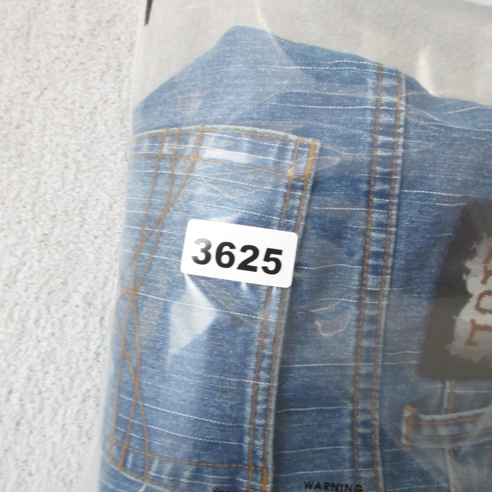 KÜL Women's Blue Denim Capri Pants Cropped Jeans Button Pockets Cute Size 5 - Picture 11 of 11